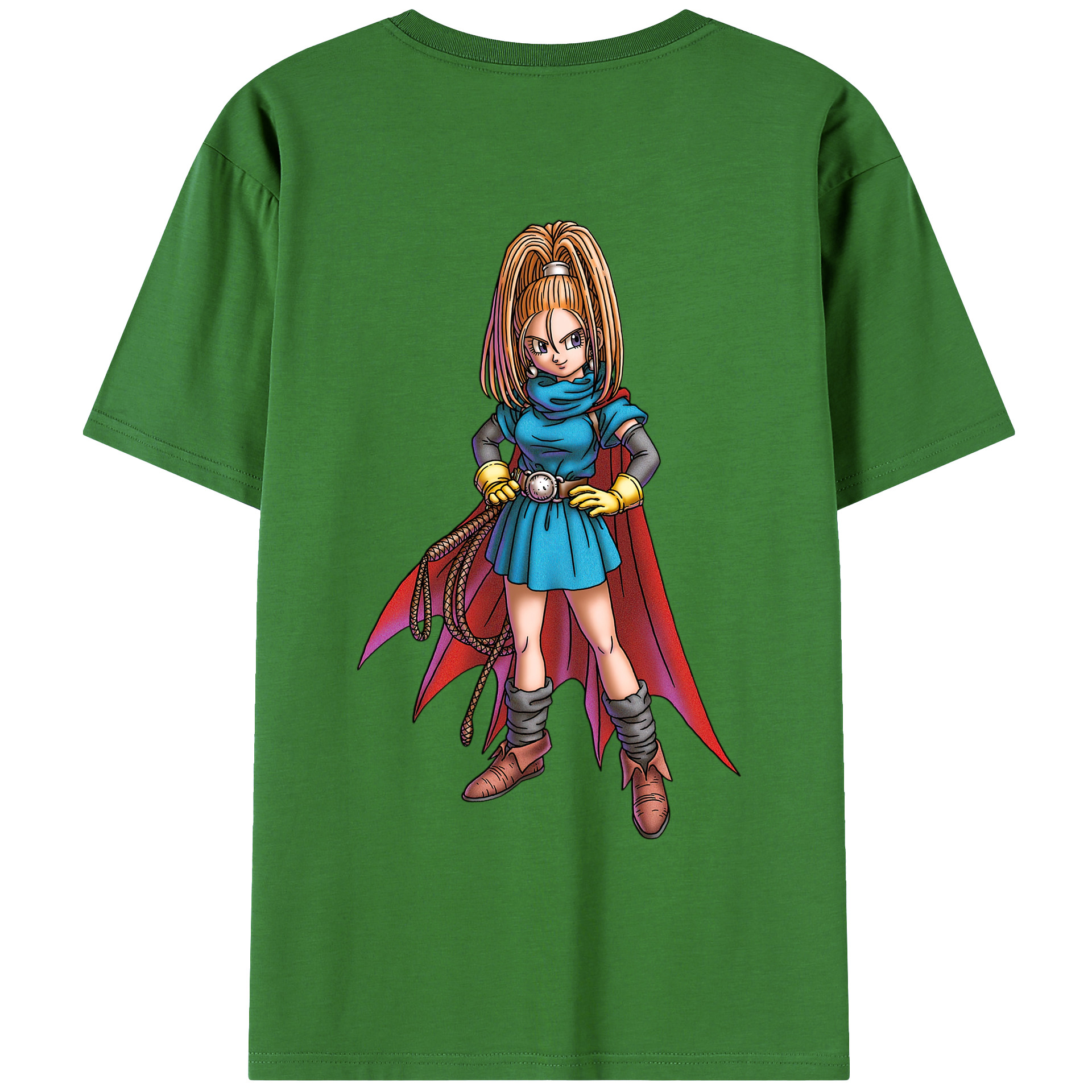 （画像用） ドラゴンクエスト Doragon Kuesuto Dragon Quest レディース半袖Tシャツ(バックプリント)